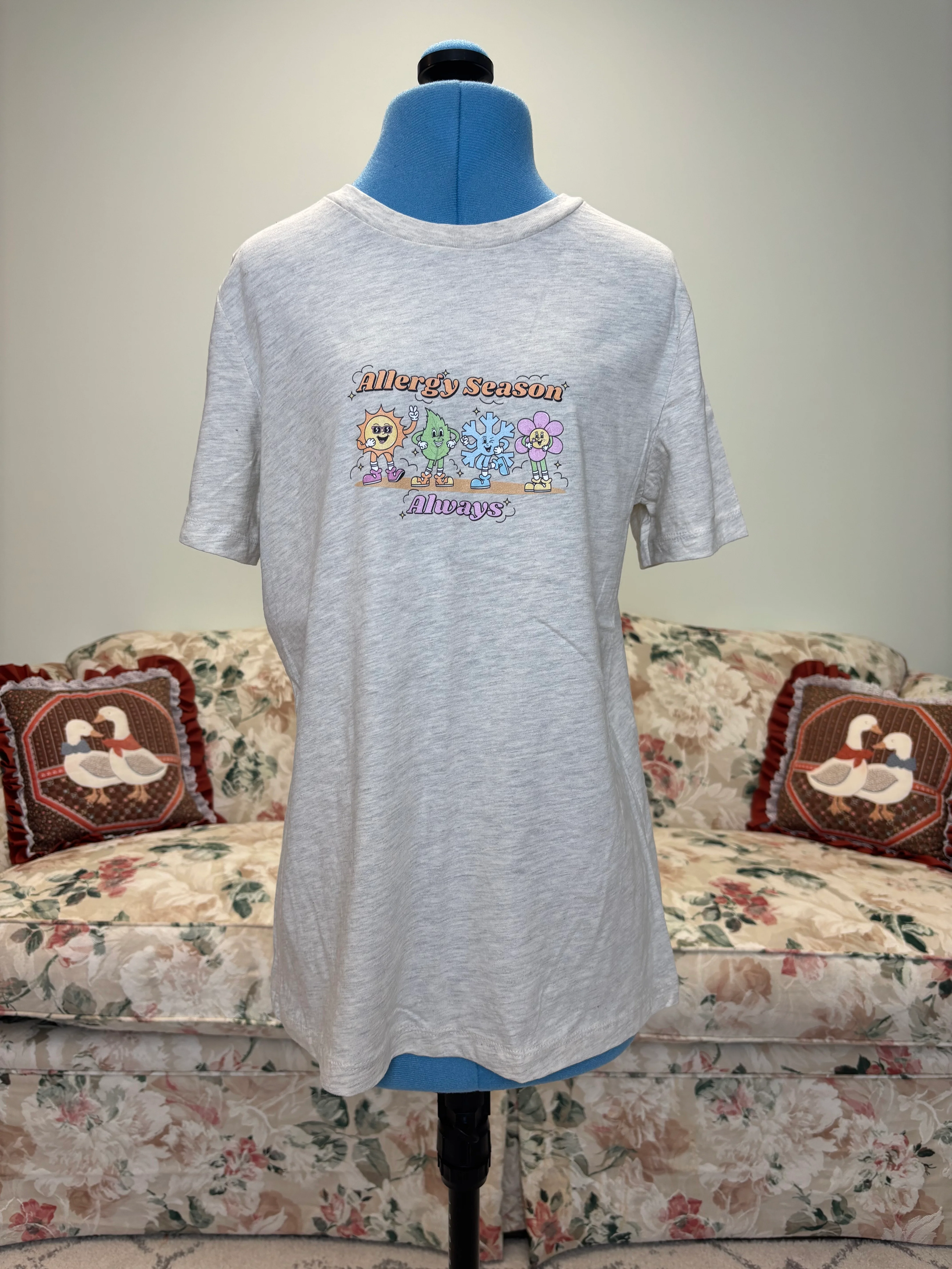 {Mia Maples} Allergy Season Always T Shirt - Image 2