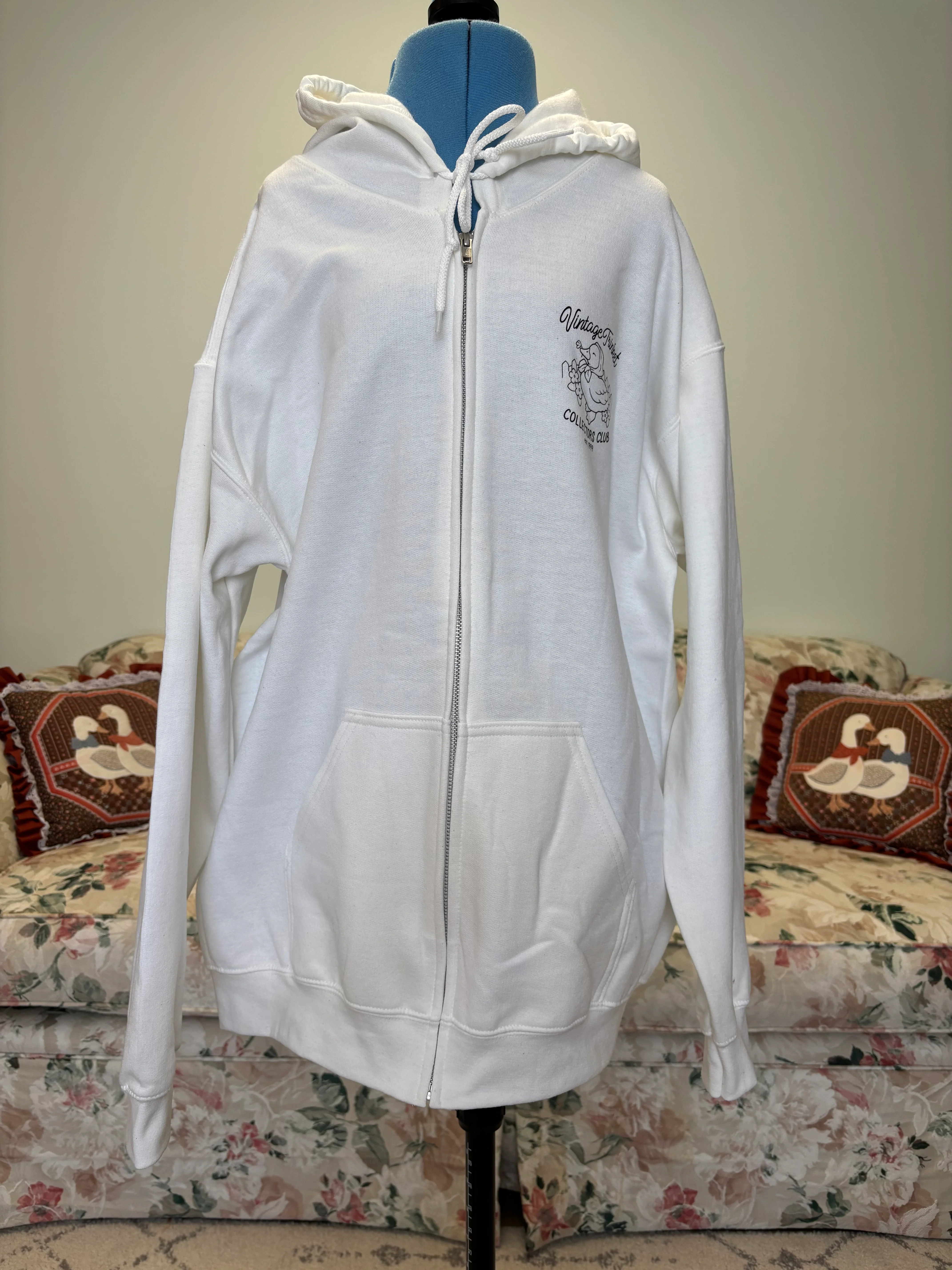 {Mia Maples} Vintage Trinket Collector Club Zip Hoodie