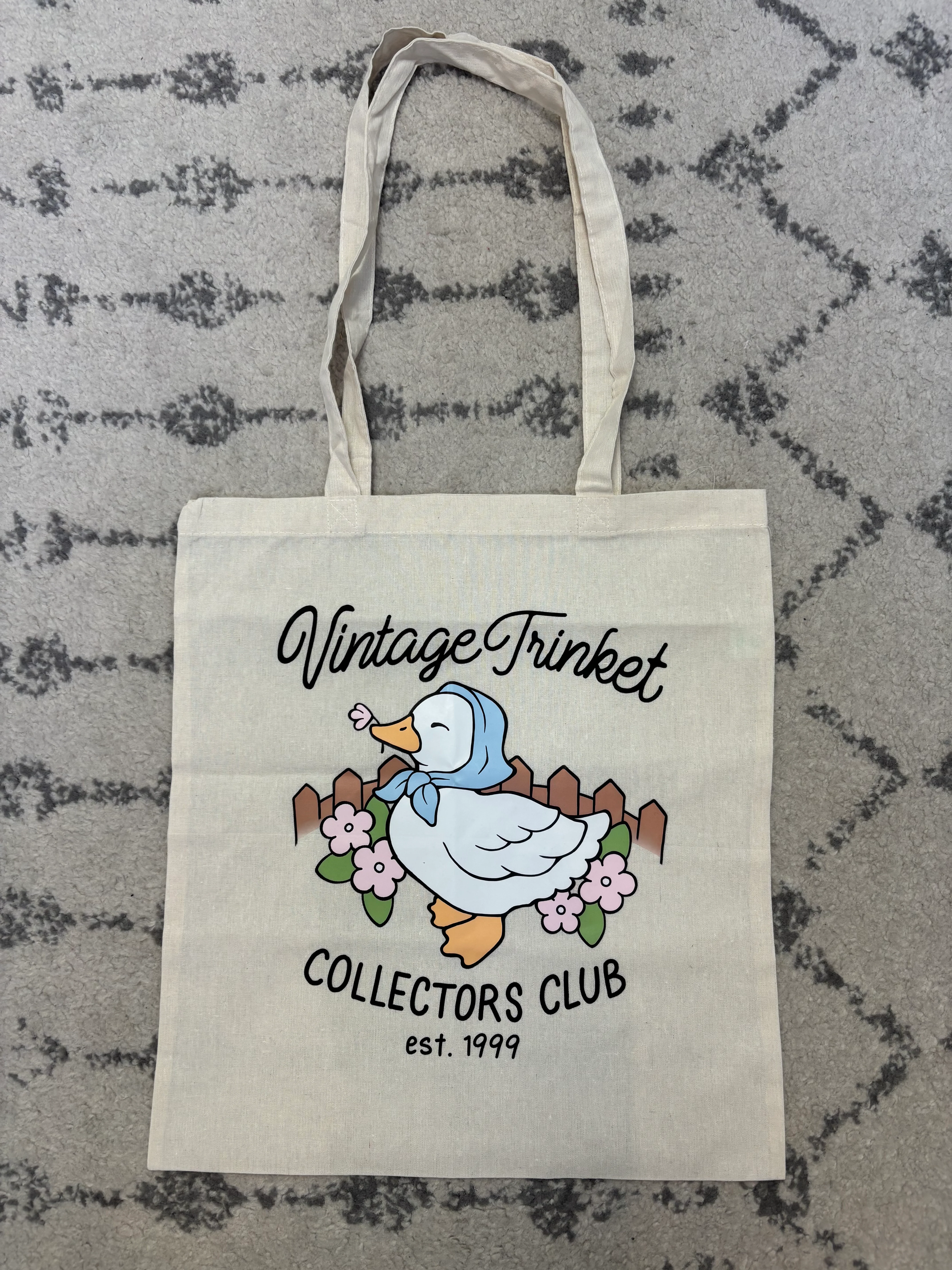 {Mia Maples} Vintage Trinket Collector Club Tote Bag