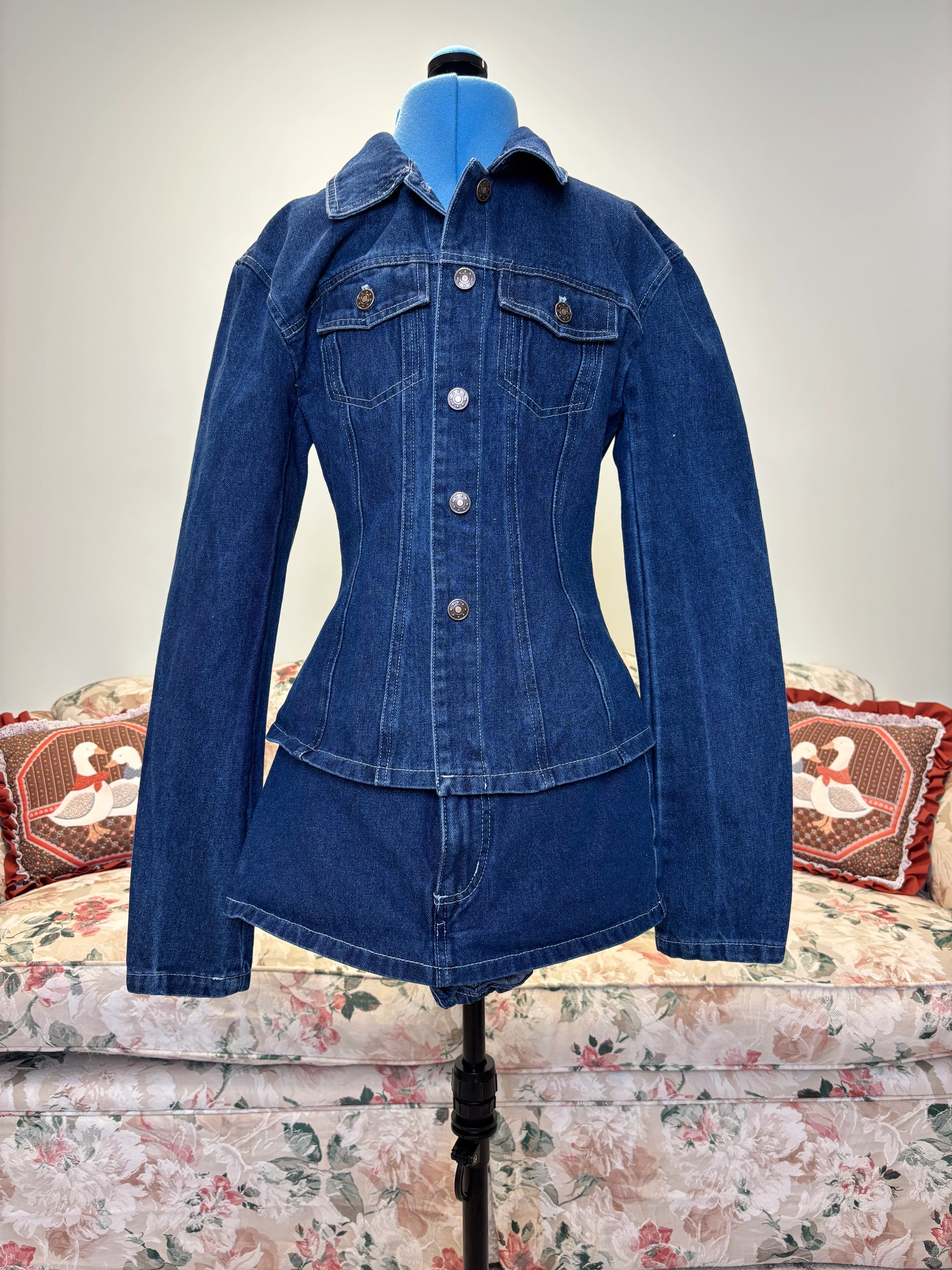 {Lioness} Denim Skort Set